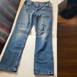 Levis 514 jeans worn. Size 32 x 36